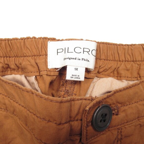 Anthropologie Pilcro Tactical Utility Pants Brown 1X - Picture 9 of 11